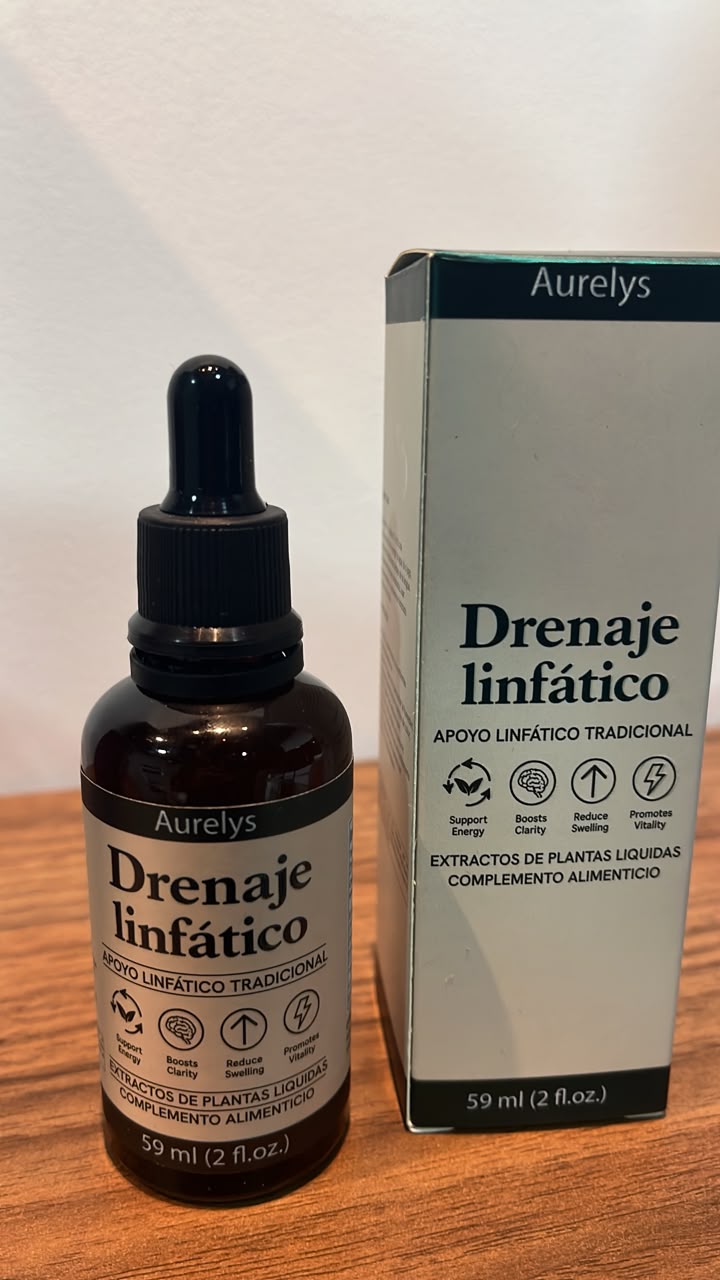 Mujer adulta sostiene Drenaje Linfático de 59 ml